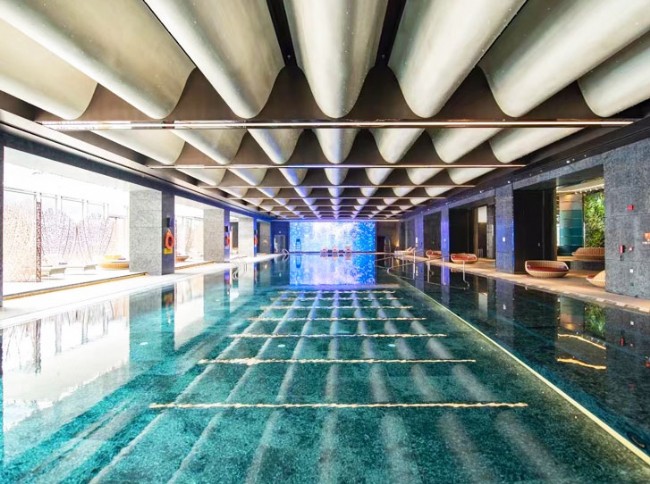鹤岗网站建设西安W酒店泳池